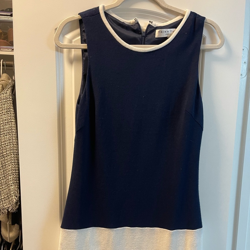 Trina turk color block dress